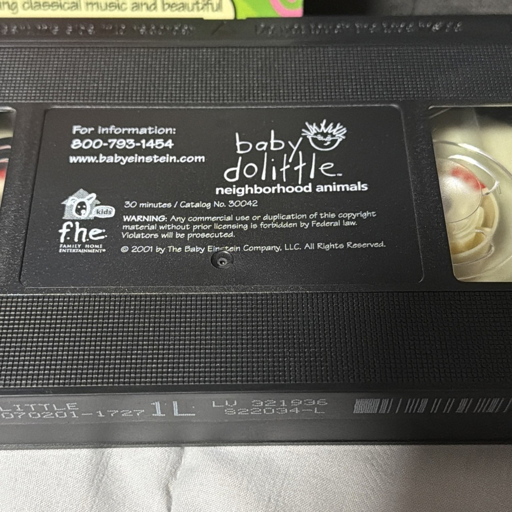 Baby Dolittle Neighborhood Animals VHS Tape 2001 Children's Video Educational - Picture 2 of 5